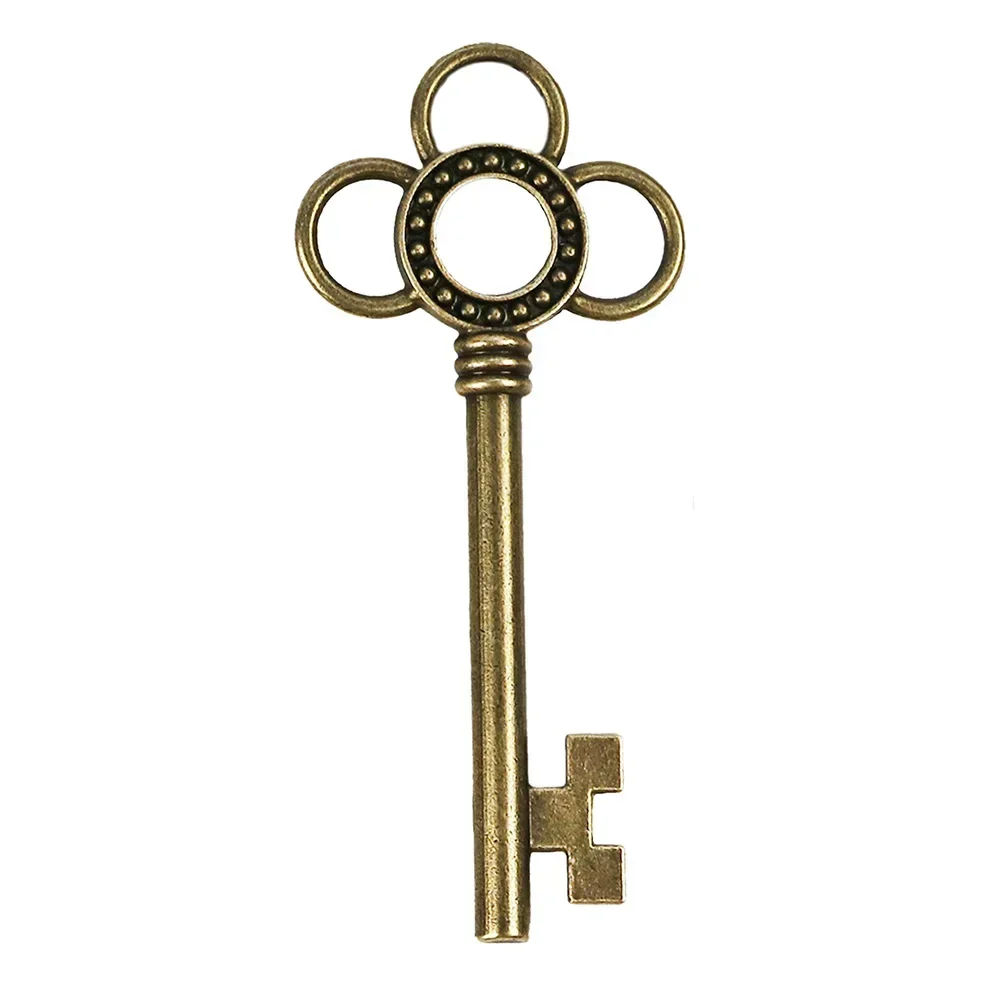 Chiavi di blocco Bronzo antico antico vintage artigianale fai da te per braccialetto per collana in lega metallica di alta qualità nuovo di zecca