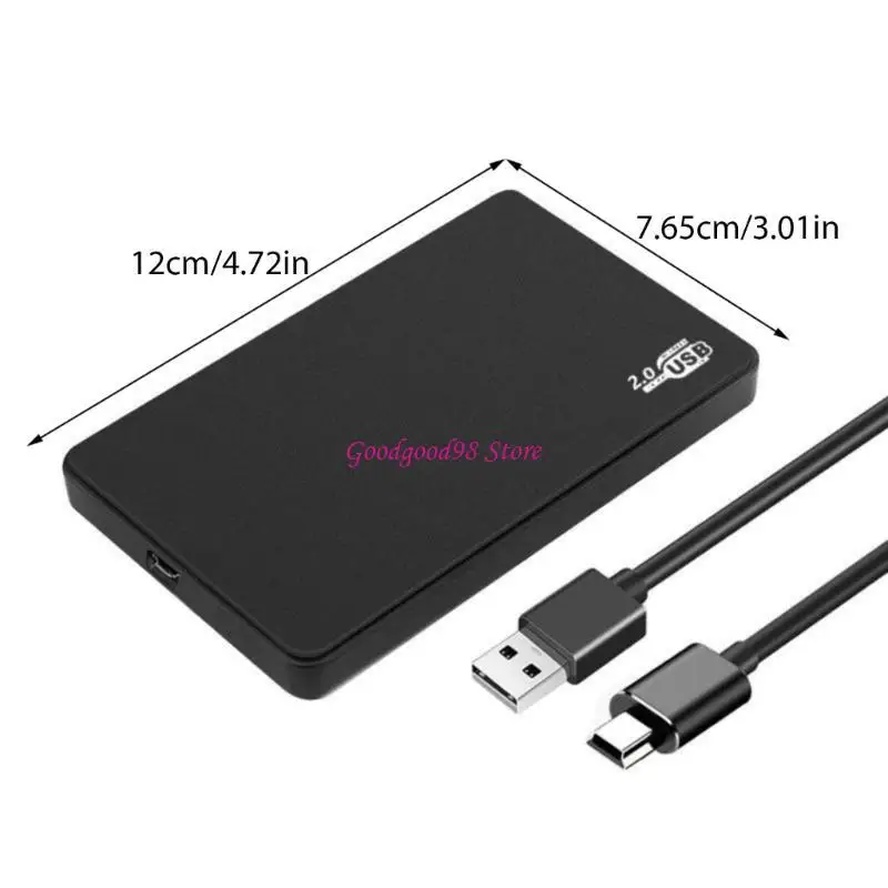 Velocidade rápida 2,5 polegadas SATA3.0 Gabinete do disco rígido USB3.0 USB2.0 TIPO C INTERFACES W8EC