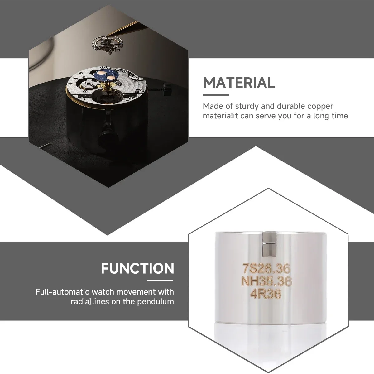 Watch Holder Base Fit for SKX007 NH35 36 7S26 7S36 4R36 Repair Tools Men Watch Movement Base