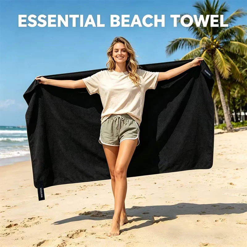 Beach Towel Microfiber Quick Dry Towel Yoga Portable Ultralight Swimming Basketball Pool Fitness Sports Use Travel Essentials