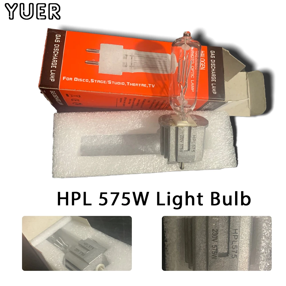 

HPL 575W Watt 230V Factory Free Shipping Stage Lamp Light Bulb Halogen Lamp Bulb Professional Moving Head Light Lamp Bulbs