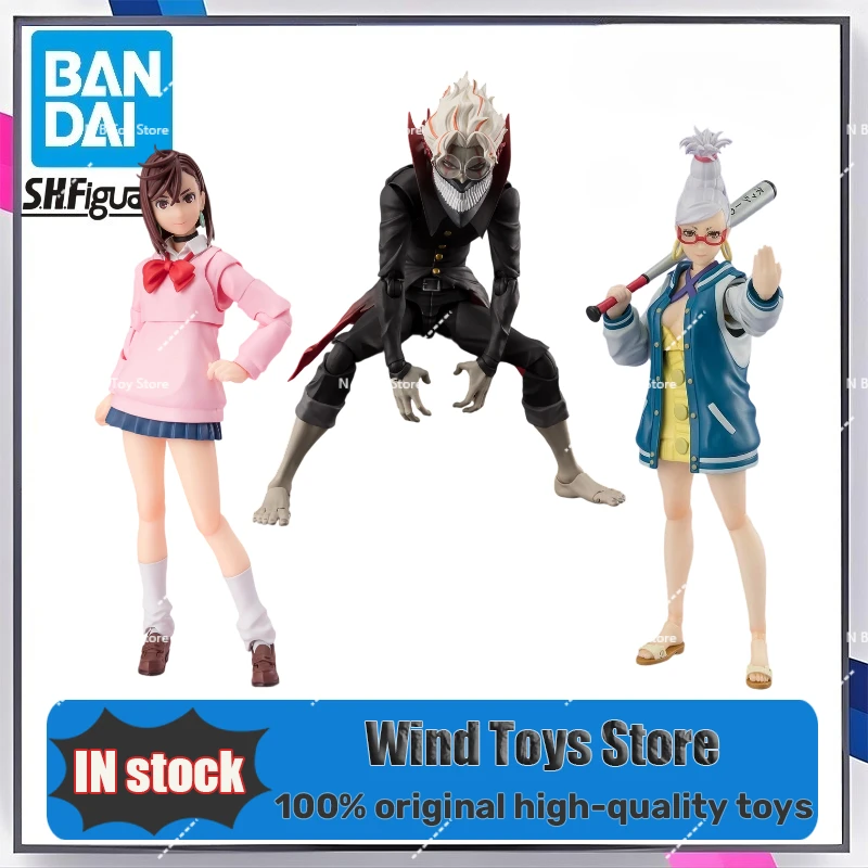 

Bandai оригинальные SHFiguarts SHF DANDADAN MOMO & Okarun аниме фигурка игрушки Коллекционные модели подарок детям