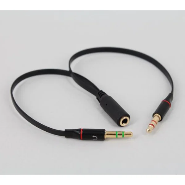 3 5mm Cable for Speaker and Headphones Audio Line Microphone Adapters 35mm Separate Wire Headset Headsets with