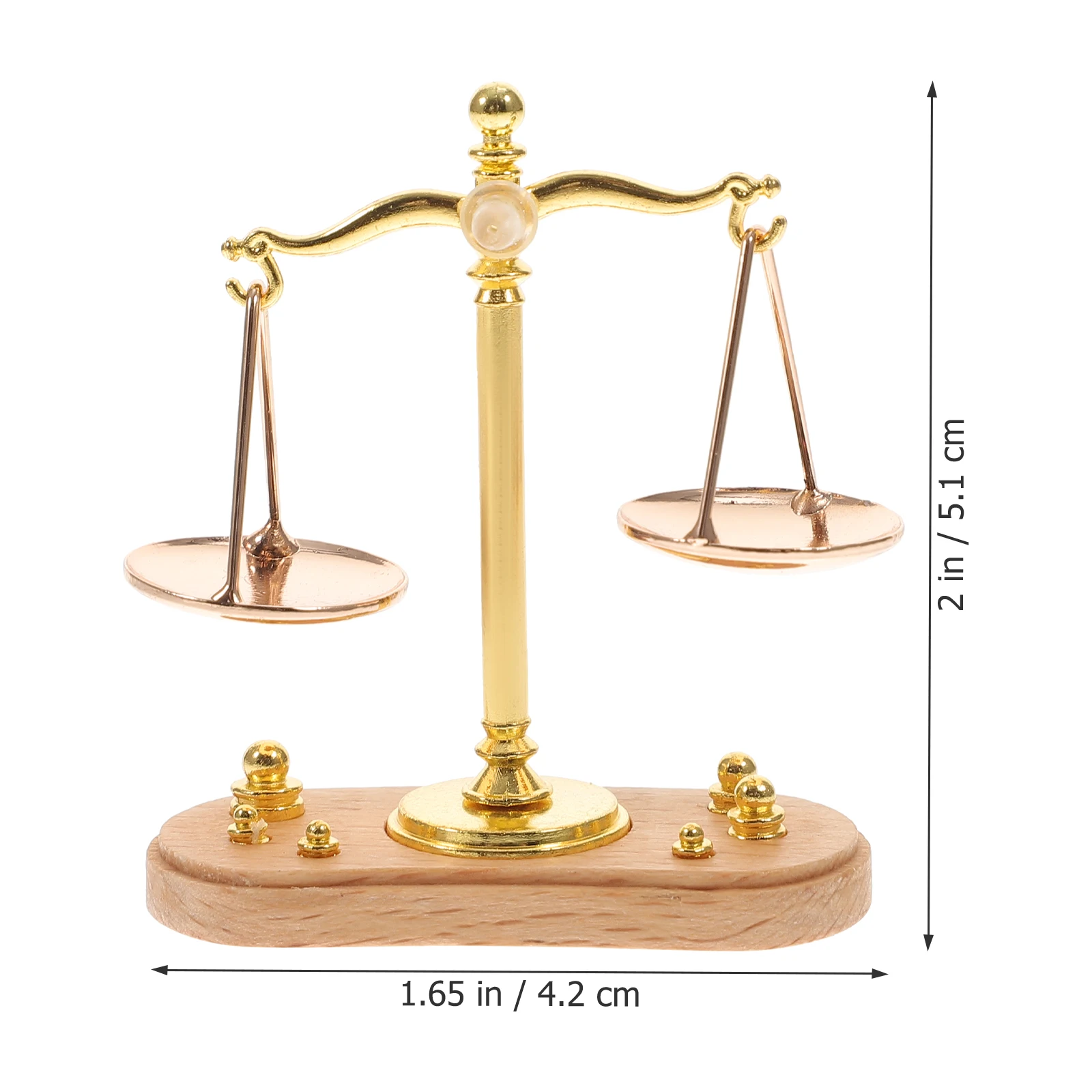 1 Set Balance Scale Decor Justice Scale Dollhosue Of Justice Decor Miniature Vintage Balance Scales Weight Dollhouse Furniture