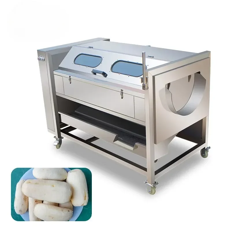 Industrial Fruit and Vegetable Peeling Machine/potato Carrot Ginger Peeler and Washer Machine