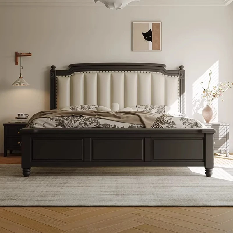 

Bedroom Luxury Bed Modern Headboards Multifunctional European Design Simple Bed Safe Frame Letto Matrimoniale Home Furniture