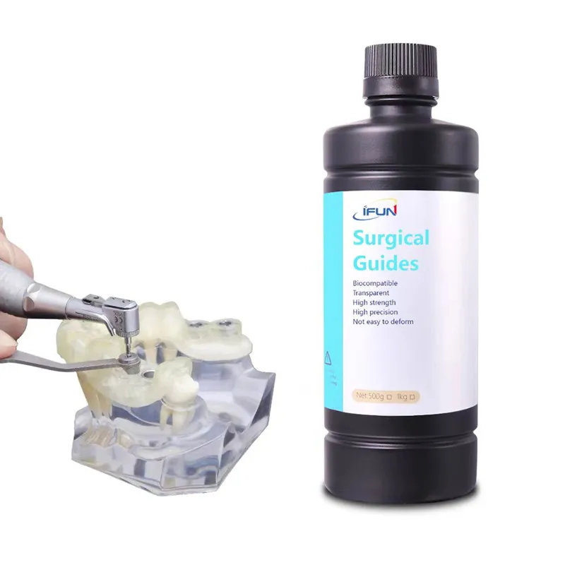 

IF3165 500g Clear Resin Surgical Guides Lab Resins Transparent Dentals Accessory for Dental Lab And Surgical Guide Applications