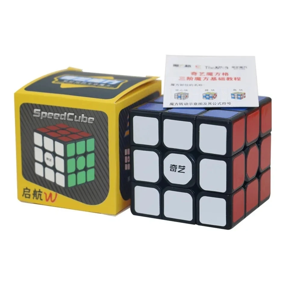 Qiyi Zeil W 3X3 Magische Kubus Qy Speedcube Qihang W Zwart Stickerle Versie 3X3X3 Kubus