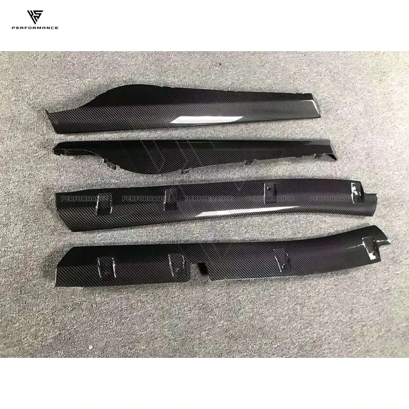 

OEM Style Dry Carbon Fiber Car Exterior Parts Side Skirts For Mclaren 540C 570S 570GT 2015-2018 Carbon Front Skirts