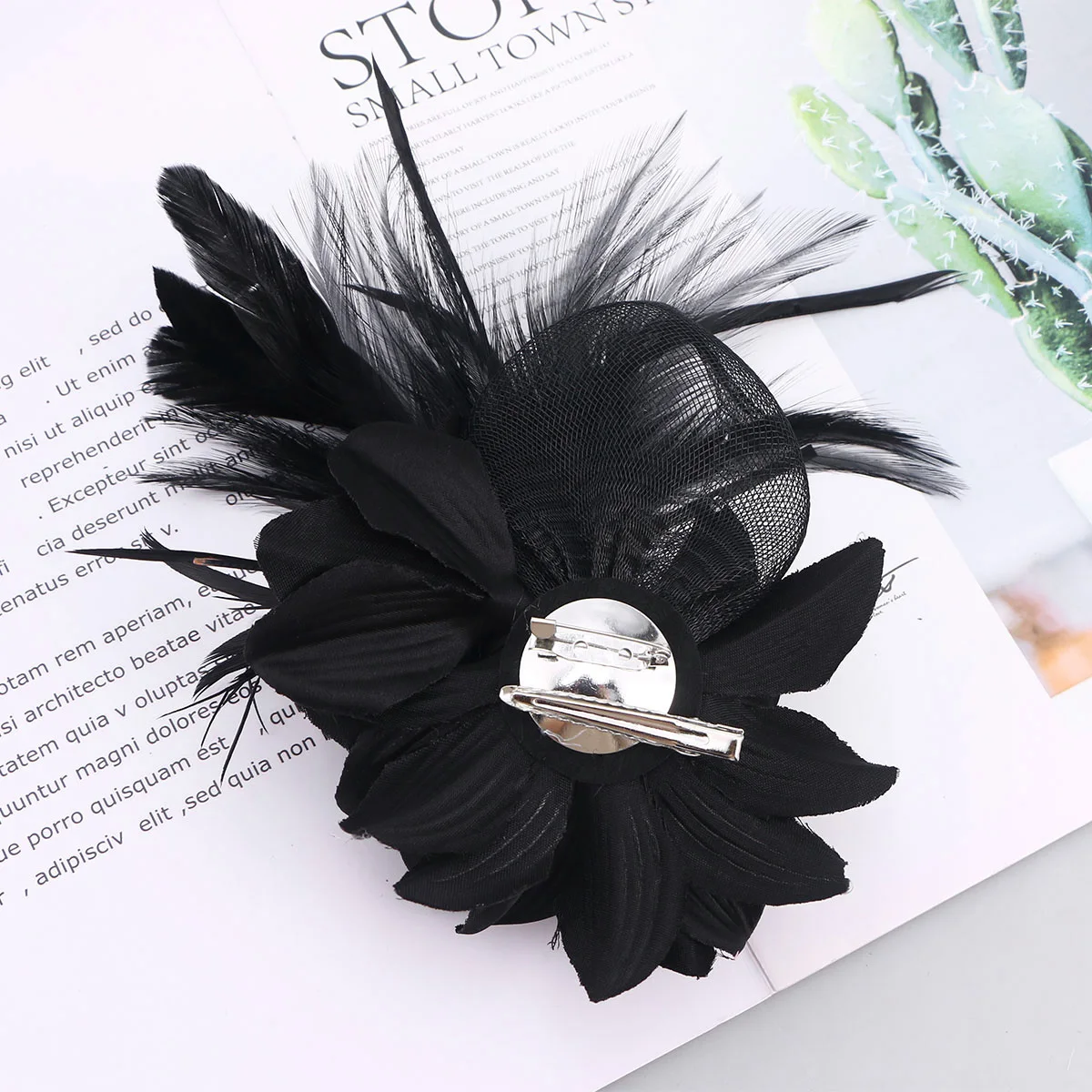 

Big Flower Brooch Headb s Pink Dresses Accessories H made Flowers Women Girl Hair Hoop Lady Hairb Lightweight Comfortable