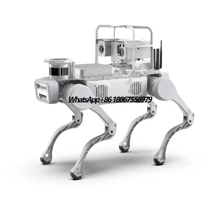 WiFi & 5G AI Smart Educational Robot Dog Metallkonstruktion für Unterhaltung, Fernbedienung und Sprachsteuerung