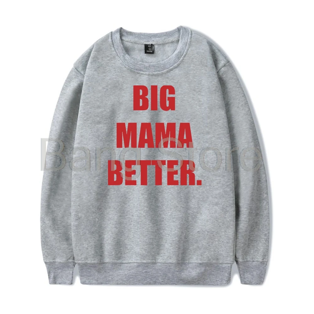 Latto Big Mama Crewneck Sweatshirts Women Men Long Sleeve Fashion Pullover Clothes