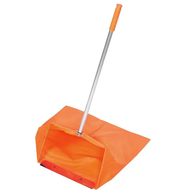 Upright Dustpan Yard Windproof Dustpan Sweeper Ergonomic Handle Waste Sweeper Cleaning Dustpan With Collector Bag For Recycles