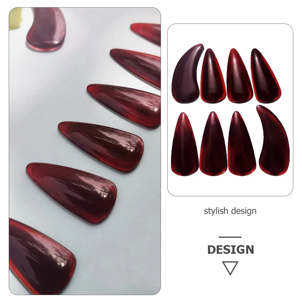 

8pcs Guzheng Finger Picks Adults Durable Fake Nails Practice Smooth Protector Plectrum Accessories Guitar Bass Picks Nano