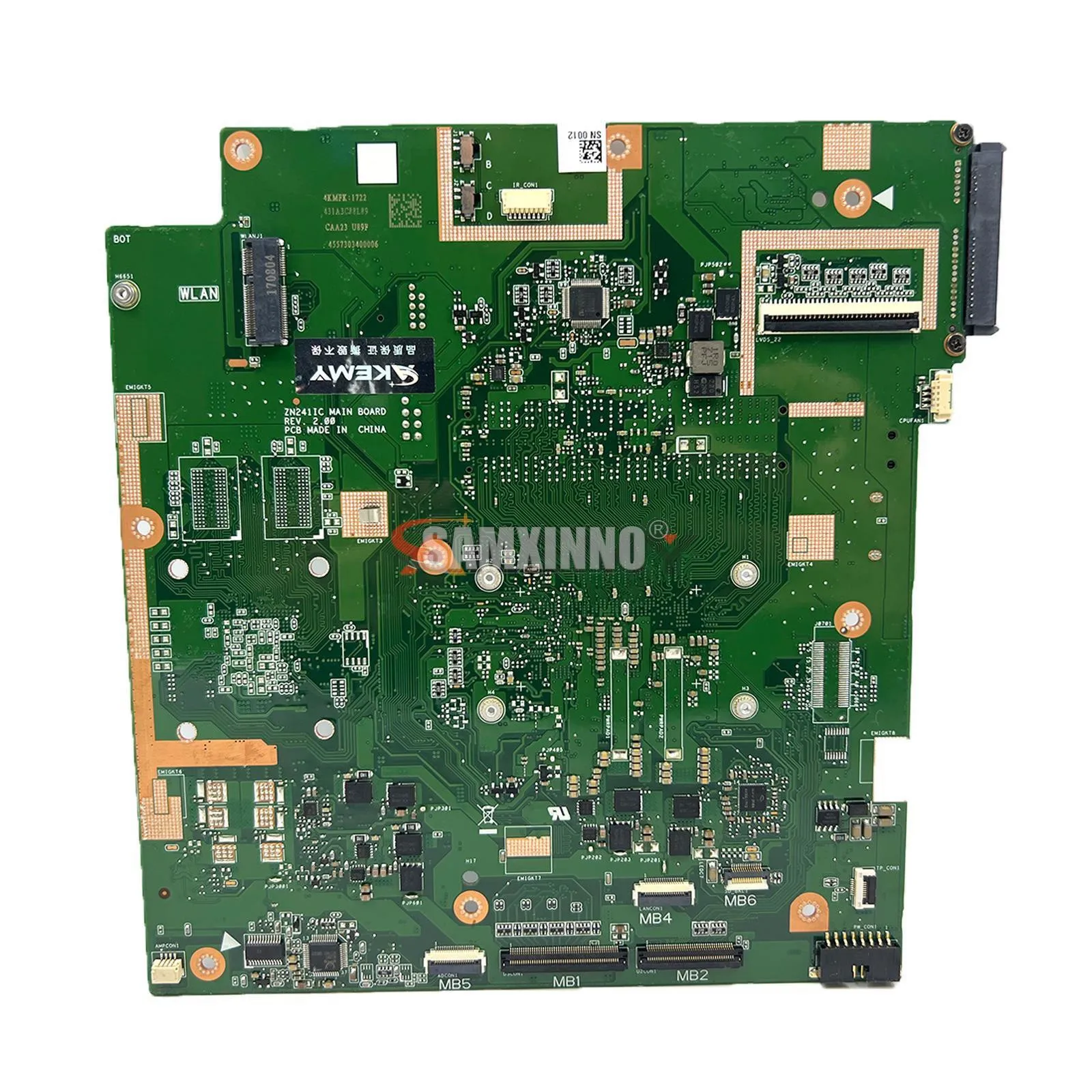 Imagem -04 - Samxinno Zn241ic Painel Principal para Asus Zen Aio Zn241icgk Máquina Placa-mãe I37100 I5-7200u I7-7500u Cpu Gt940mx 100 Teste