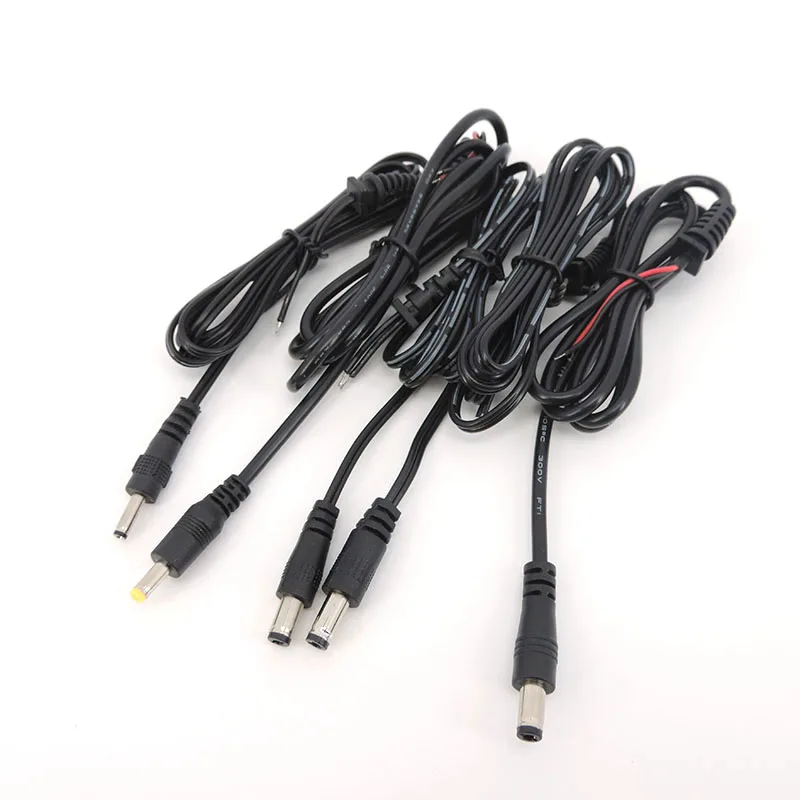 1M 2pin Adapter Output Power adapter Cord DC Male Plug 100cm Cable 5.5*2.5mm/2.1mm 4.0*1.7mm 3.5*1.35mm repair cord