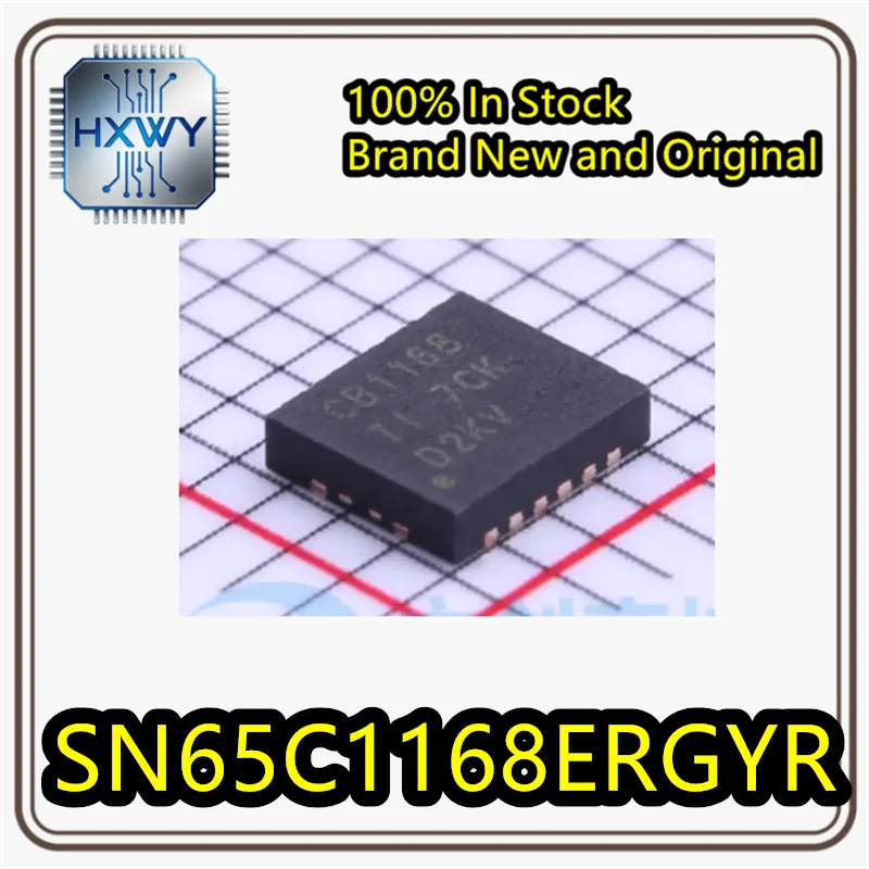 (1/10 piece) SN65C1168ERGYR CB1168 VQFN-16 Dual Differential Driver and Receiver Brand New Original Stock