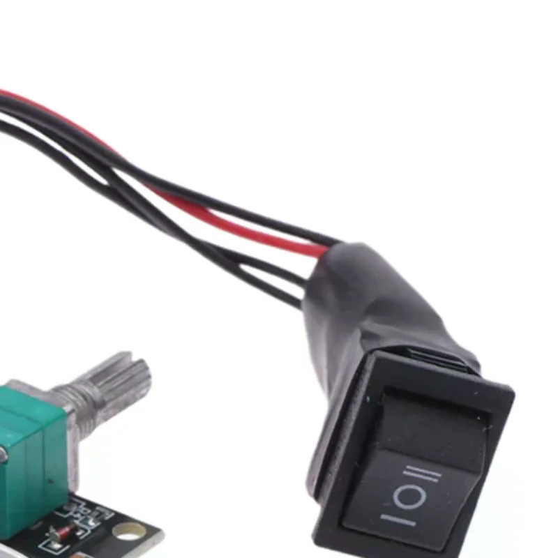 DC 6V 12V 24V 3A PWM Motor Speed Controller Adjustable Speed DC Motor Driver Forward Reverse Switch