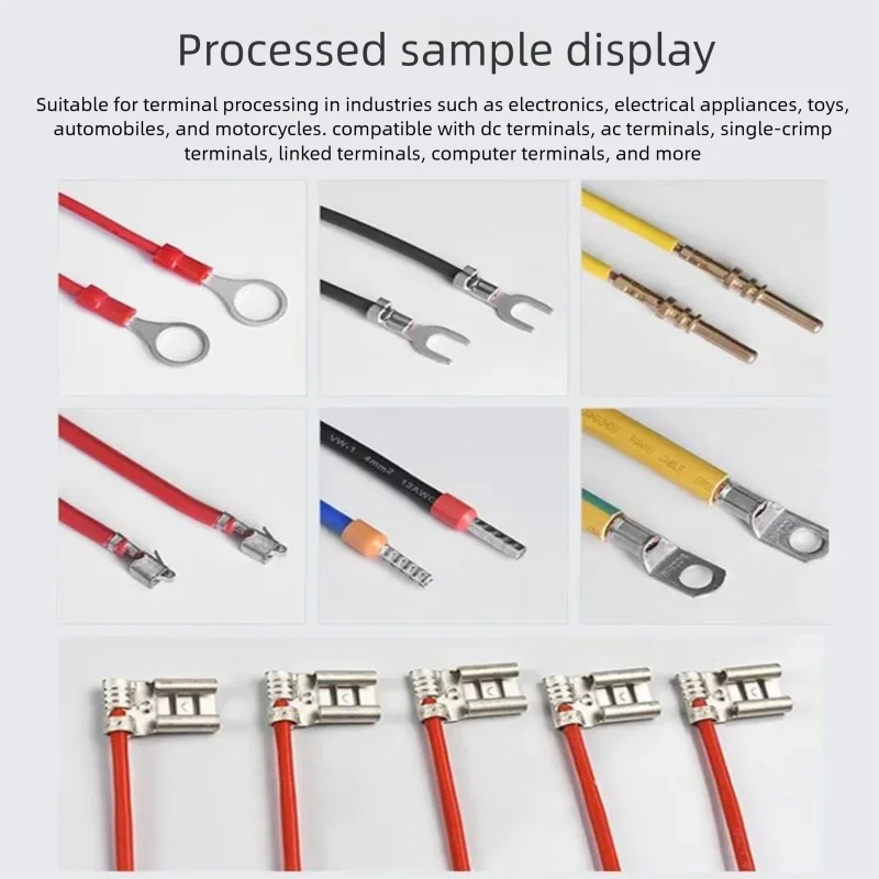 Ultra-quiet Fully Automatic Terminal Crimping Machine OTP Mold Crimping Machine Stripping and Terminal Punching Machine