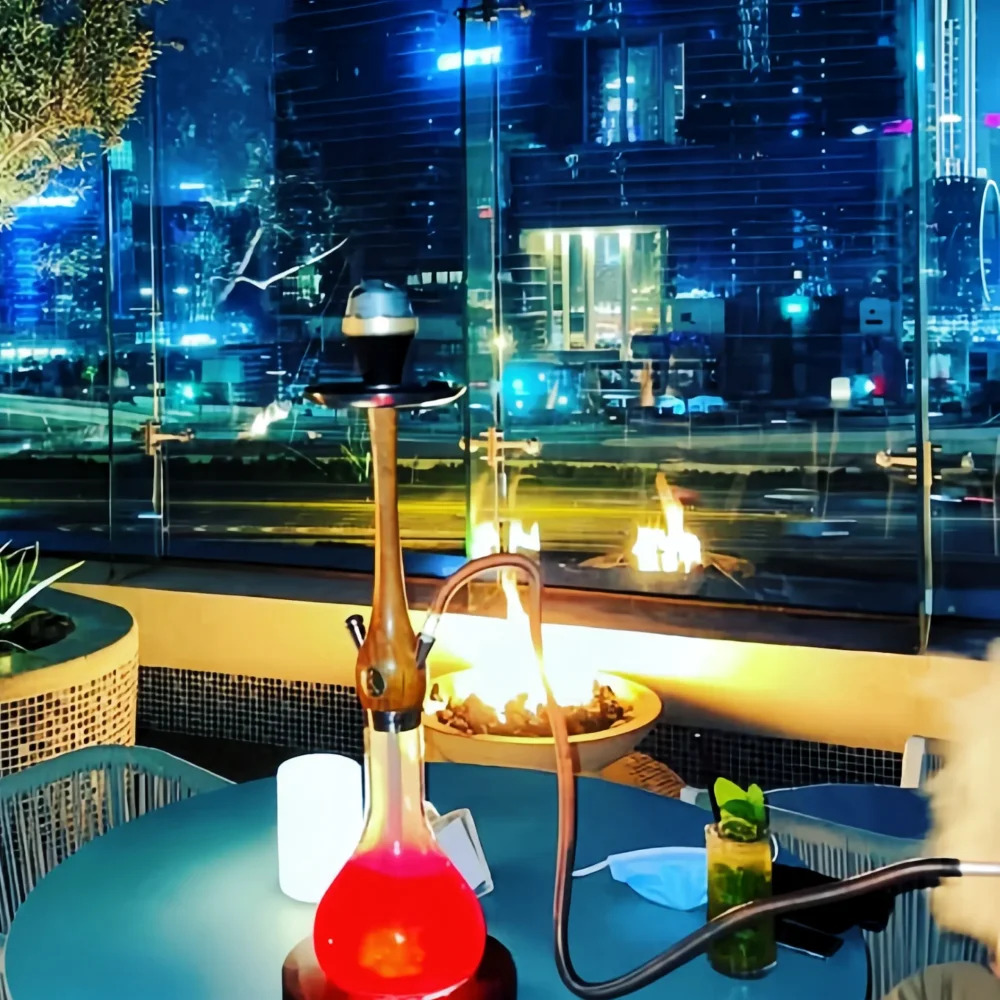 

Portable Shisha Hookah in Stock Classcia Luxury Sets Wooden Hookah for Coal Flavor Smoking