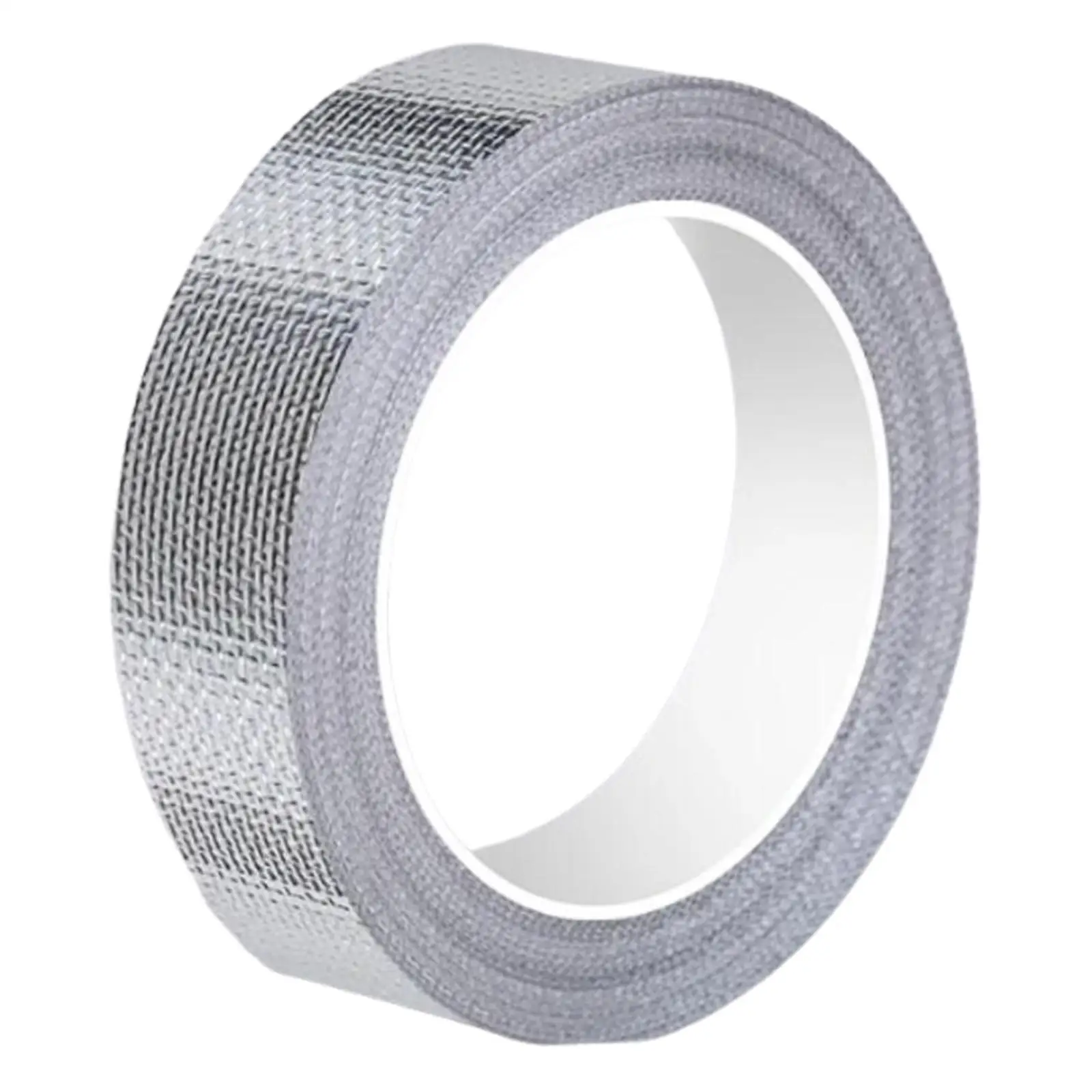 Aluminum Foil Fiberglass Duct Tape Heat Resistant Waterproof Self Adhesive Insulation Tape for Auto Furnace Pipe Vent Patching