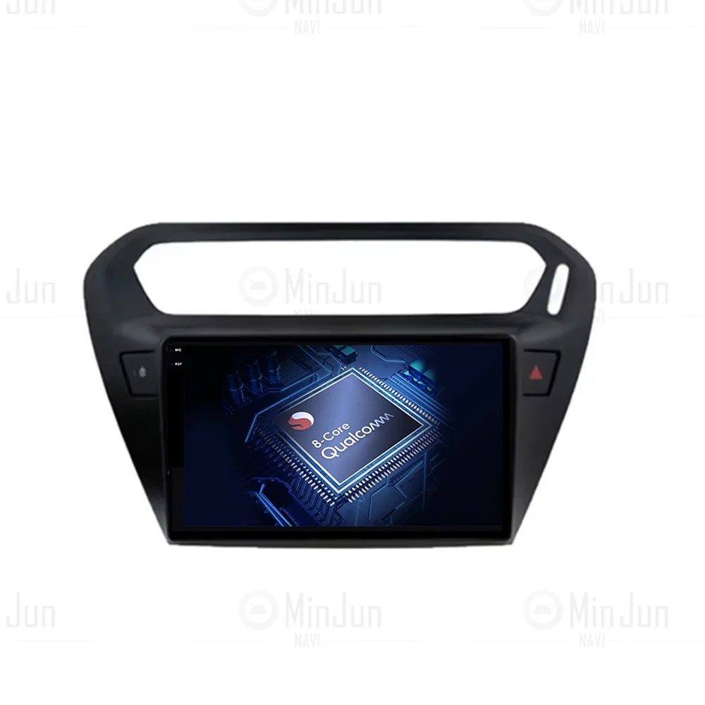 Android 14 For Peugeot 301 per Citroen C-Elysee 2012 - 2016 Car Qualcomm Multimedia Player Car GPS Navigation Touch Screen