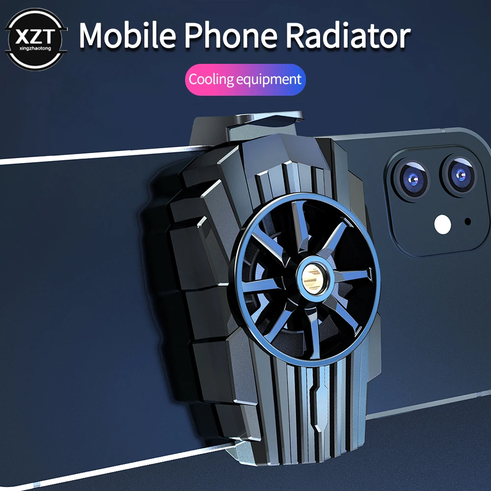 Portable Mobile Phone Radiator Mobile Phone Back Air Cooled Cooling Device Fan Mobile Phone Gaming Accessories Cold Zone Device