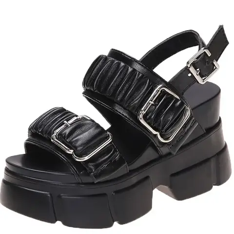 6 best sales चंकी प्लेटफ़ॉर्म सैंडल - №4