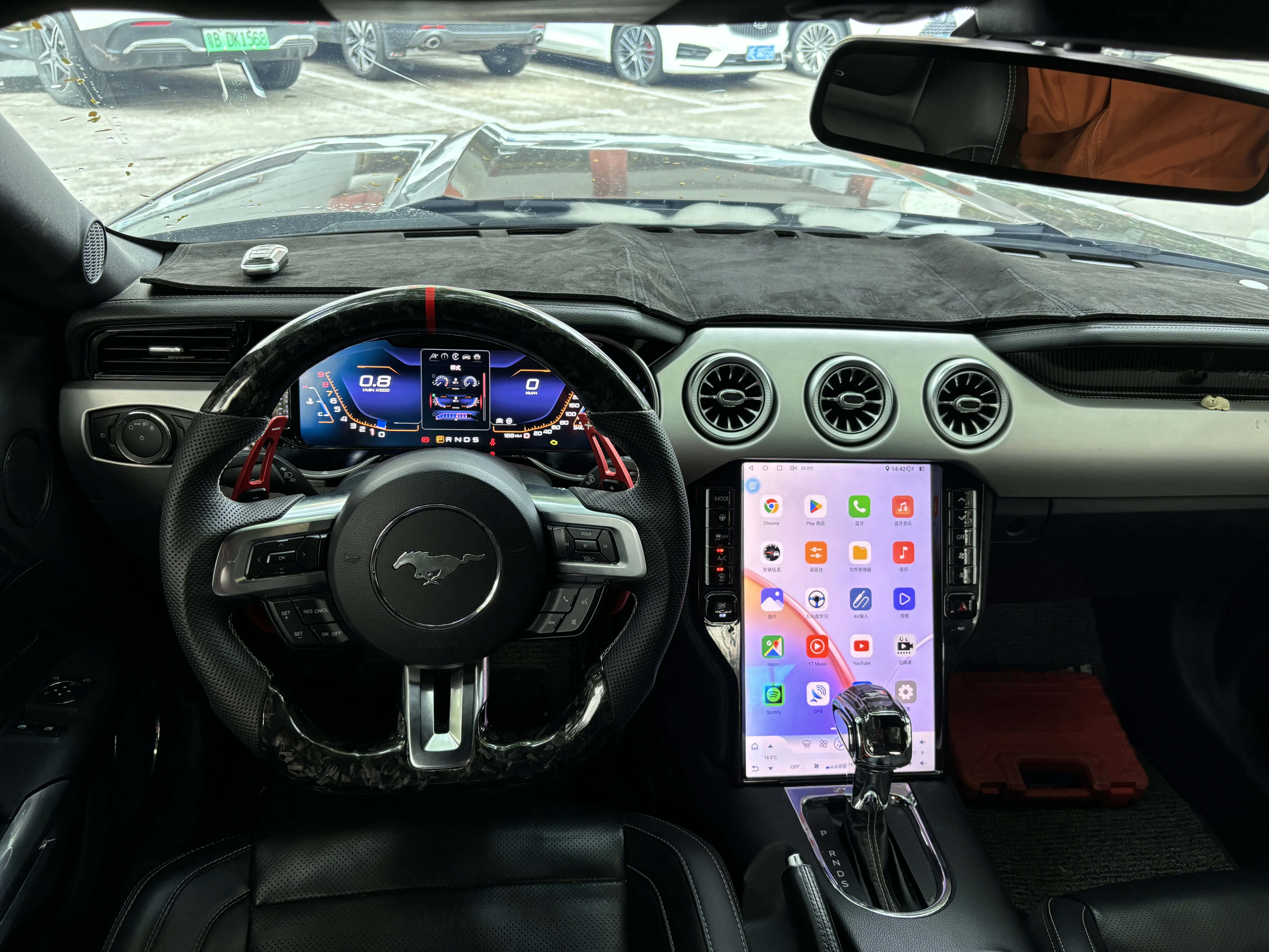 

Android 13 Vertical Screen For Ford Mustang 2015-2021 Car Multimedia Player GPS Navigation Audio Radio Head Unit Carplay 4G