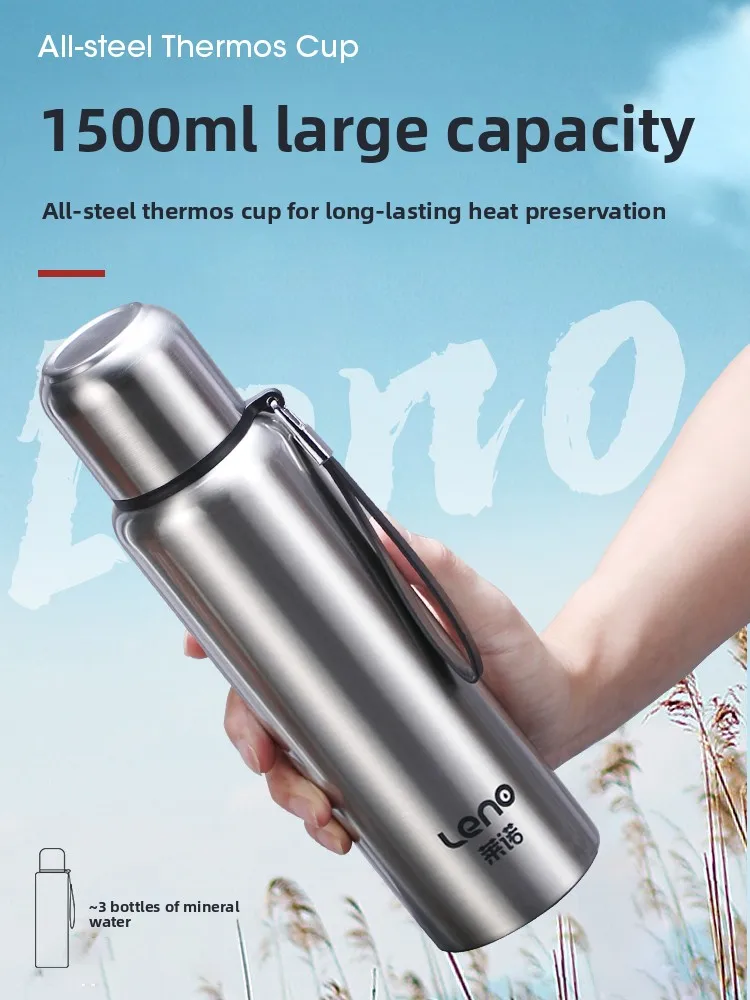 

High-End Large Capaci Stainl Steel Insulated Mug Food ade Portable Tea Brewing Cup for Men And Women Luxury Water Bottle