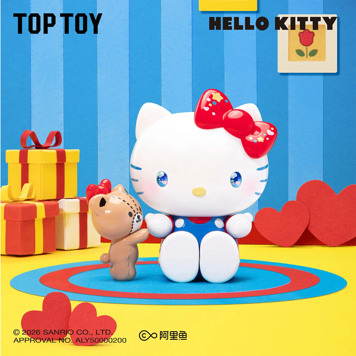 TOPTOY HELLO KITTY CLASSIC REVIVAL SERIES BLIND BOX SANRIO COLLECTIBLE FIGURE INTERACTIVE DESKTOP ORNAMENT TOY GIFT FOR WOMEN