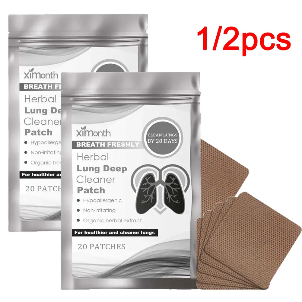 Aliexpress 20/40pcs Herbal Lung Deep Cleanser Patches Relieve Physical Fatigue Effectively Reduce Body Discomfort Health Care Patches - Aliexpress Deal