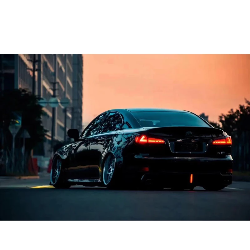 

LED Red Tail Lights For Lexus IS250 IS350 ISF 2006-2013 Sequential Rear Lamps (For: Lexus IS250)