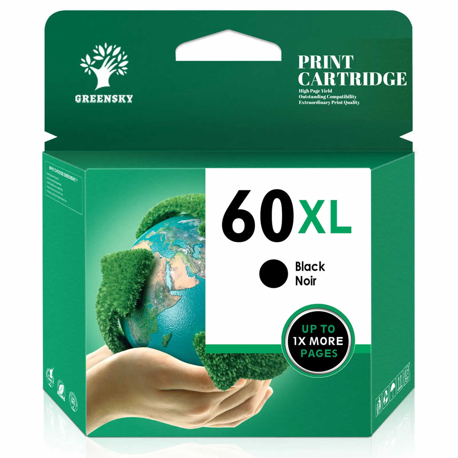 

2PK 60-XL Ink Cartridge for HP 60XL Photosmart C4750, C4780Deskjet D2545, D2560