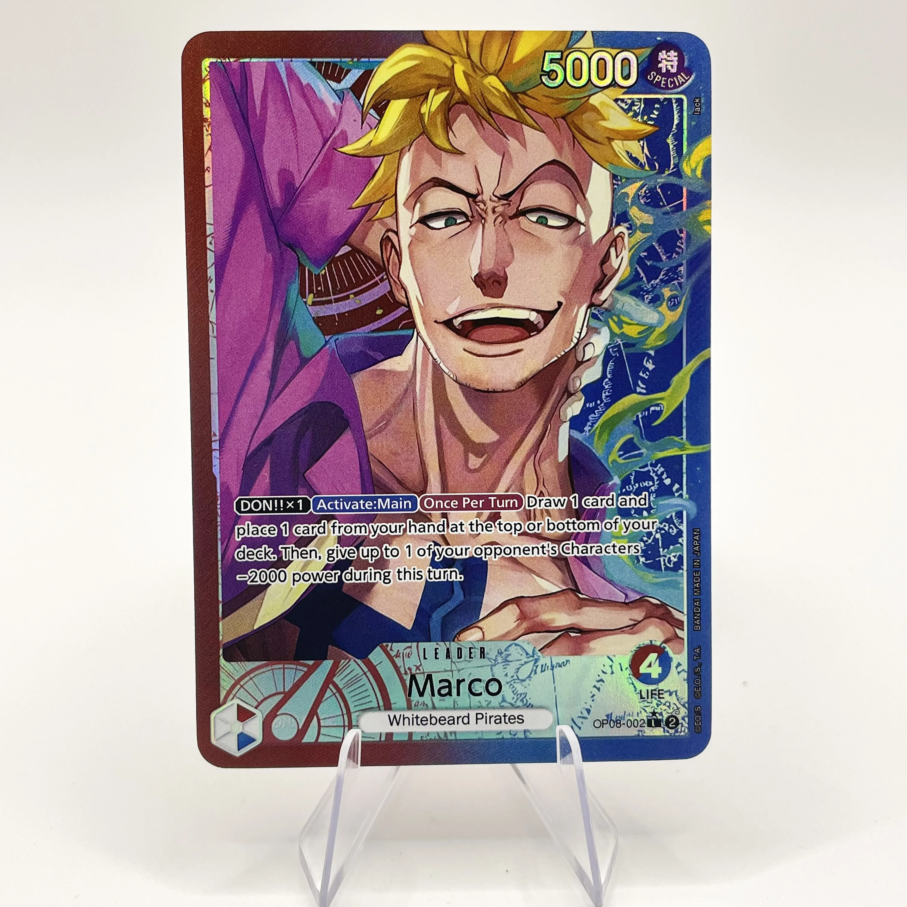 ONE PIECE Proxy Foil Leader Card Emporio Enel Icebury Kaido Kouzuki Oden Magellan OTCG TCG Game Collection Card