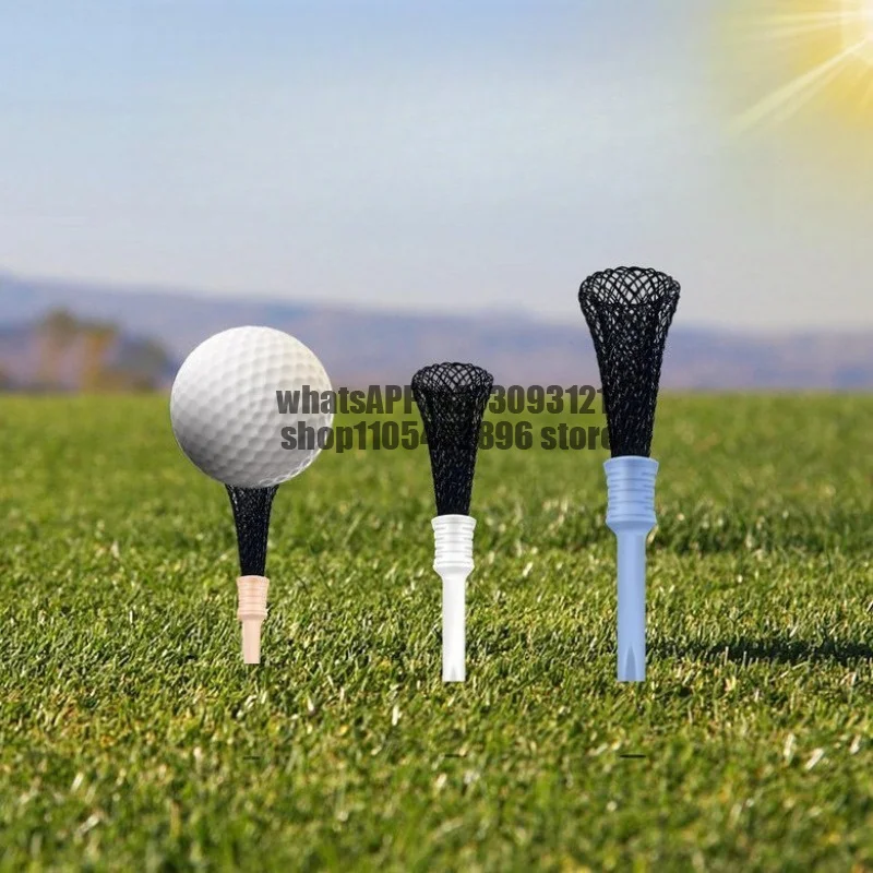 Golf mesh limit tee plastic pegs, two-color golf tee 3 pcs