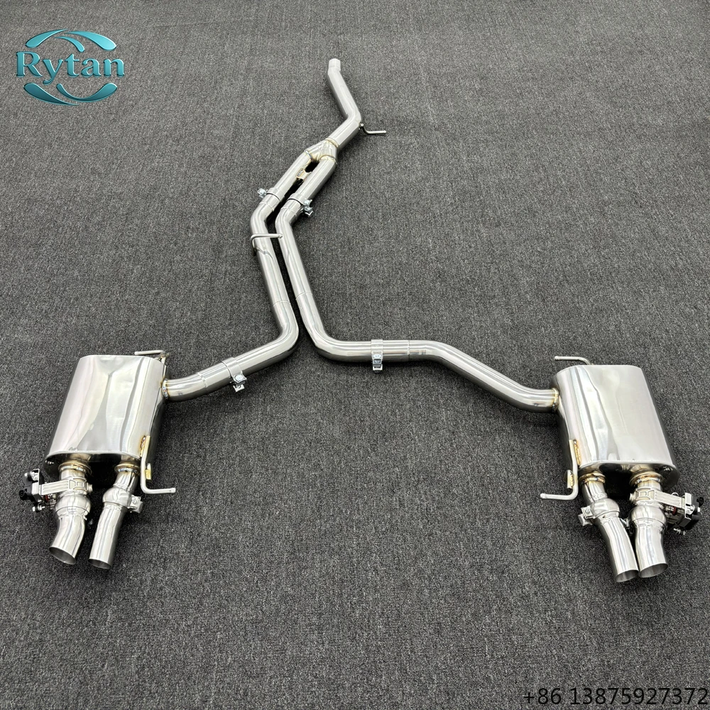 

Выхлопная система Rytan Valvetronic из нержавеющей стали 304 с клапанами, Catback, для C8 A6 A7 2.0T в стиле RS
