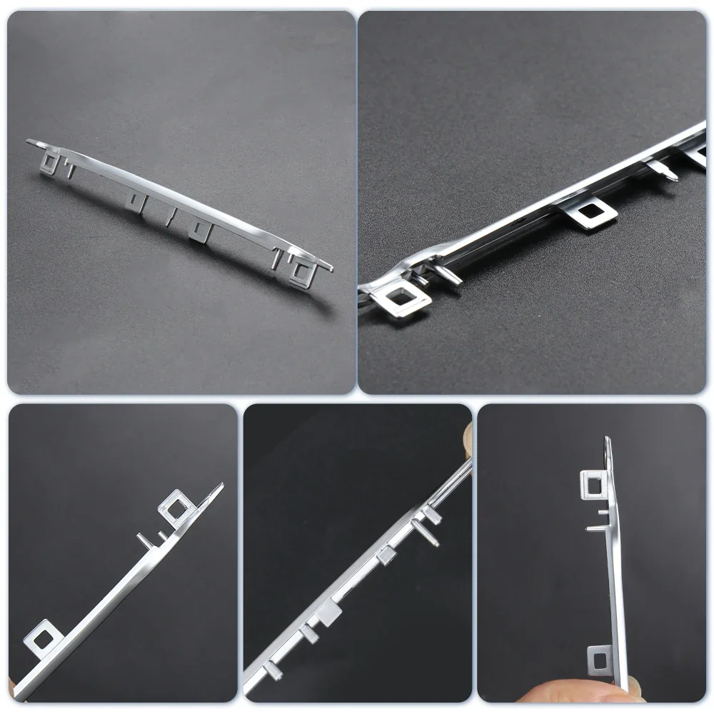 61319495846 For BMW 5 6 7 Series G30 G38 G32 G11 G12 Chrome Center Console Air Condition Trim Strip Front