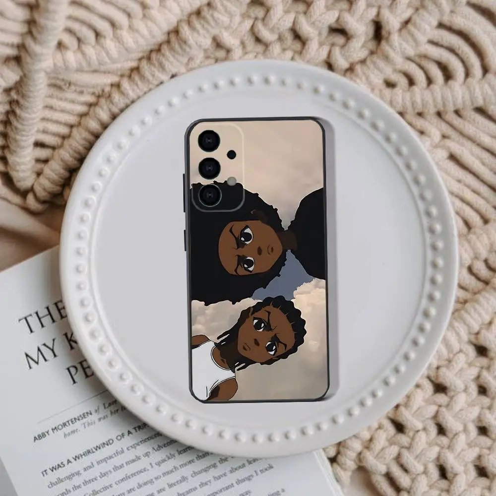 Чехол для телефона с рисунком B-Boondocks для Samsung Galaxy A73,31,32,72,41,53,52,71,22,5G, Note,J7,8,9, мягкий черный чехол