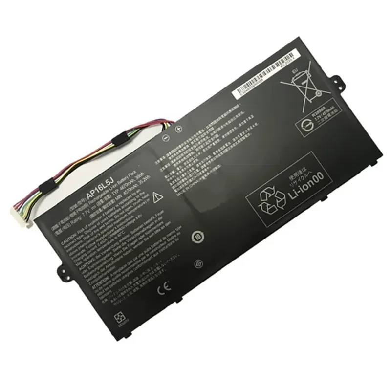 Imagem -04 - Bateria do Portátil Ap16l5j para Acer Aspire Swift Sf51452t Spin Sp11132n 2icp4 91 91 36wh 7.7v 4670mah Novo