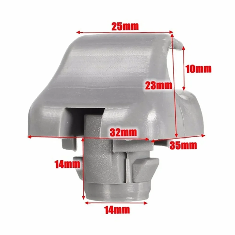 

1X Car Sun Visor Clip Gray Interior Hanger Hook Bracket For CR-V/Civic/Accord/Odyssey 88217-S04-003ZA Sun Visor Clip NEW