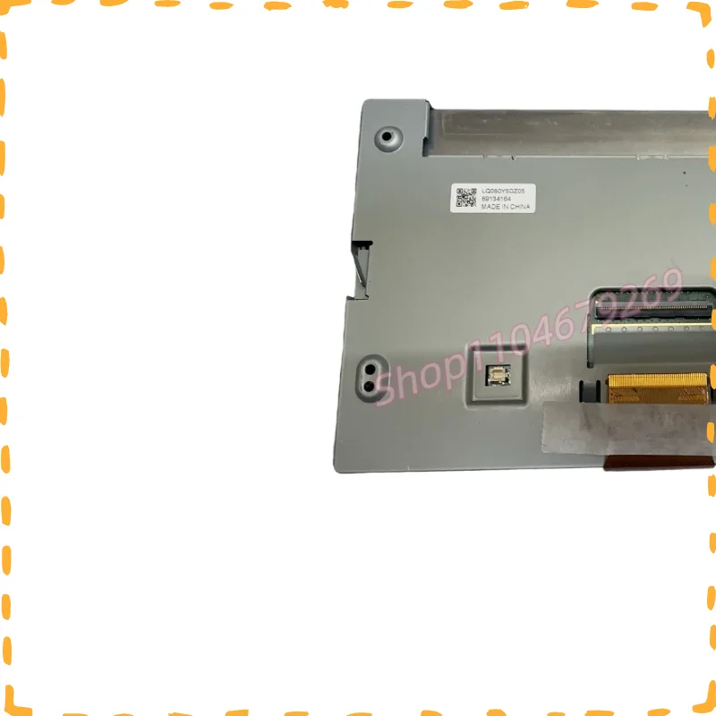 Pour écran d'affichage de commande centrale monté sur véhicule de 8.0 pouces LQ080Y5DZ05