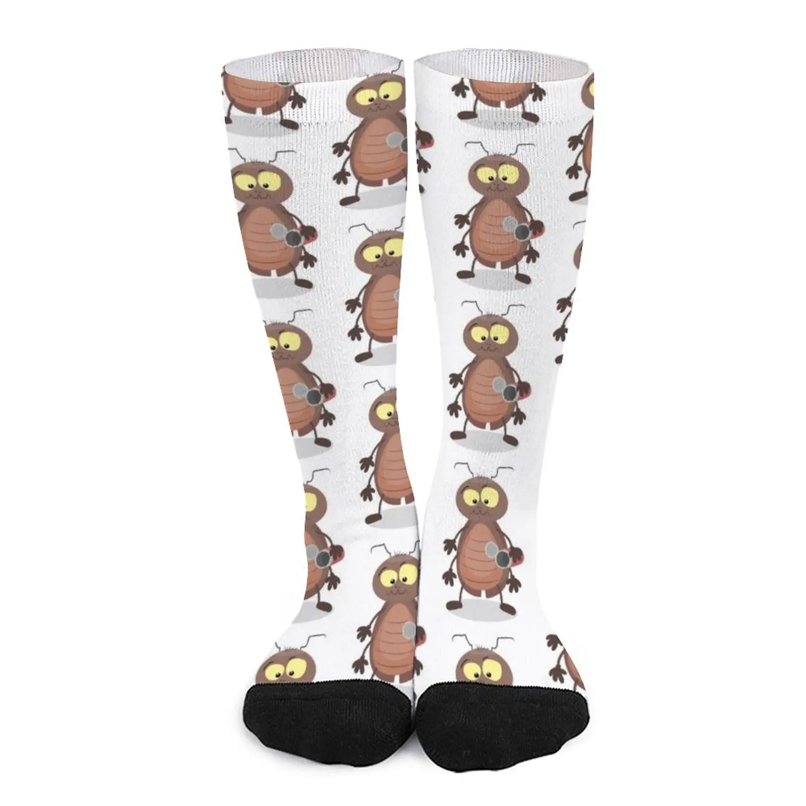 

Funny cute cockroach cartoon characte Socks Socks men cotton stockings for men