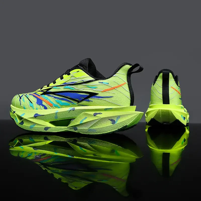 Marathon running shoes, popcorn rebound racing men's training shoes  sneakers vans sneakers for men