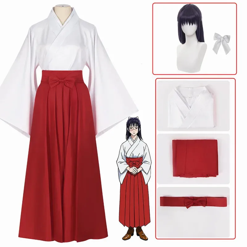 Anime Jujutsu Kaisen Utahime Iori Costume Cosplay Parrucca Panrs Uniforme Tokyo Jujutsu Uniforme scolastica Parrucca Costume di Halloween
