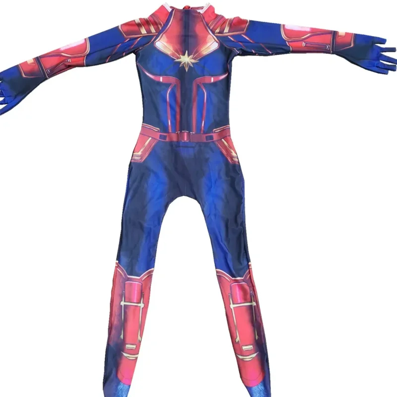 Smile Hero Cosplay Costume pour femme, capitaine de film, combinaison de scène Cos, fête d'Halloween et de carnaval, Zentai Play pour enfants