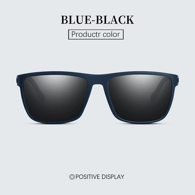 Mode Hohe Qualität Marke Neue Polarisierte UV400 Sonnenbrille Männer Frauen Quadratische Matte Rahmen Gläser – Detail 3