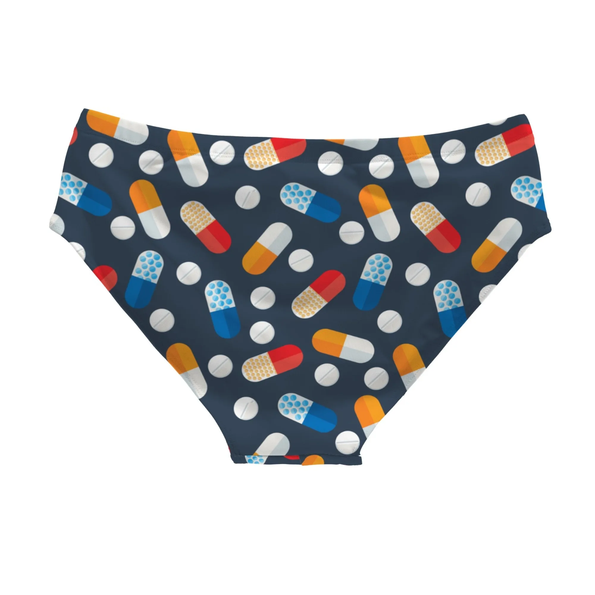 Capsule Swim Trunks Elastic Soft Skin-friendly Men's Triangle Swim Trunks Beach Carnivals Swimming Bathing Fashionable Swimsuit