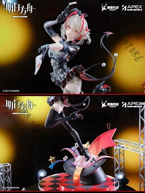 W Figurine 1/7 Garage Kit Arknights Cosplay Official Genuine Plaything Ornaments Model Kits Otaku Collector's Edition Masco