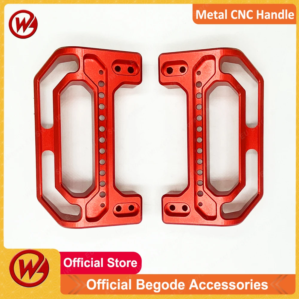 EXTREME BULL Handle Bar Red Metal CNC Handle Bar Aluminum Handle Bar Suit for Official EXTREME BULL Commander Pro E-Wheel